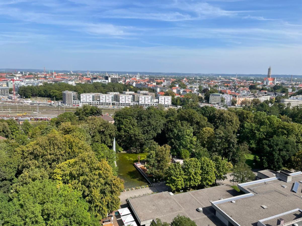 Augsburg Hotelturm Exteriér fotografie